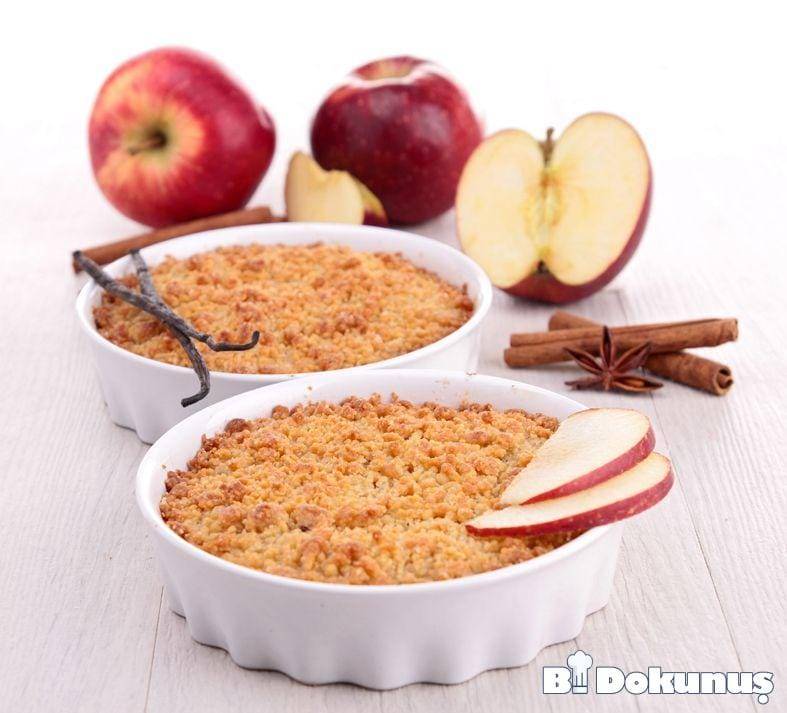 fit elmalı crumble