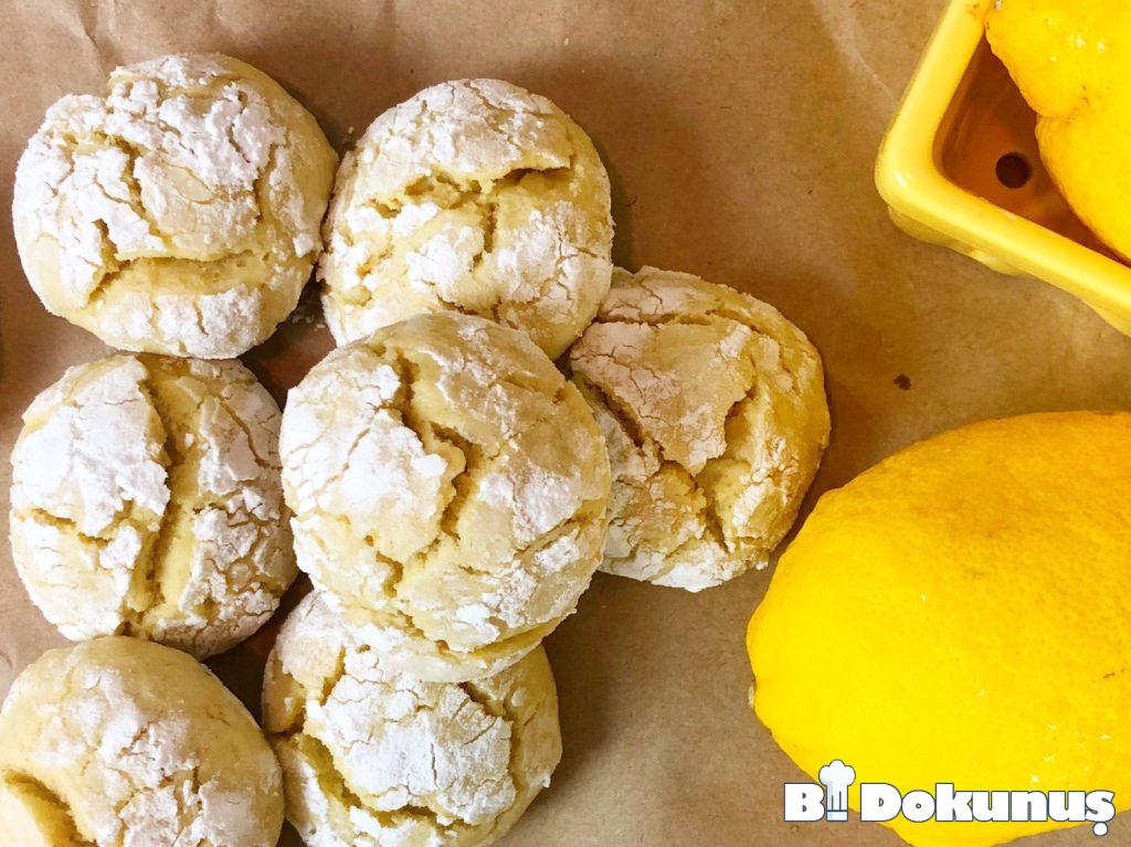 Limonlu Çatlak Kurabiye