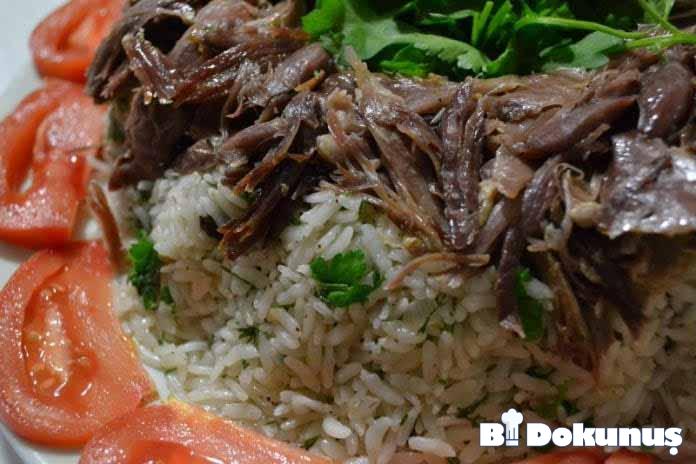 kaz-etli-üçlü-pilav